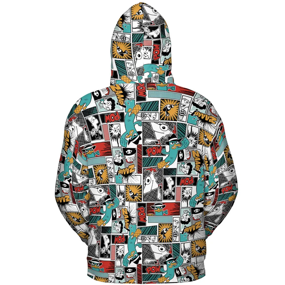 Zaaap! Phineas and Ferb All-over Print Hoodie - 5