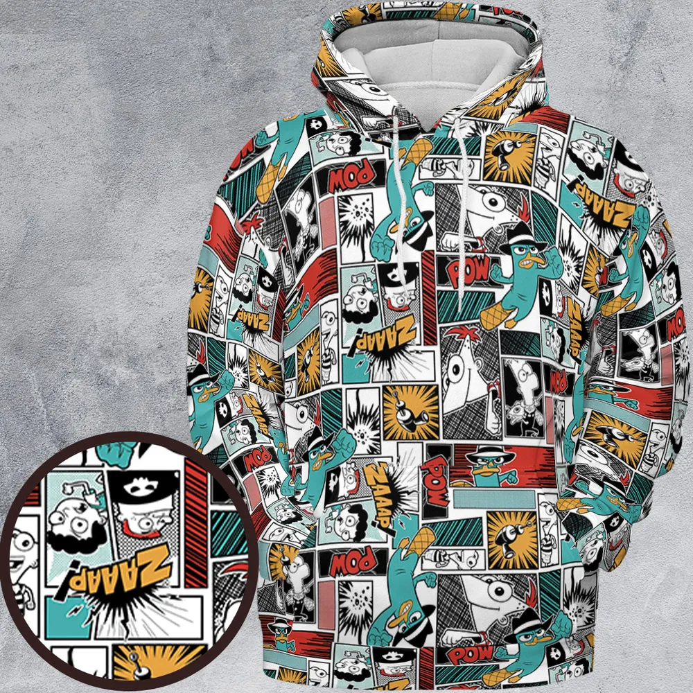 Zaaap! Phineas and Ferb All-over Print Hoodie - 2