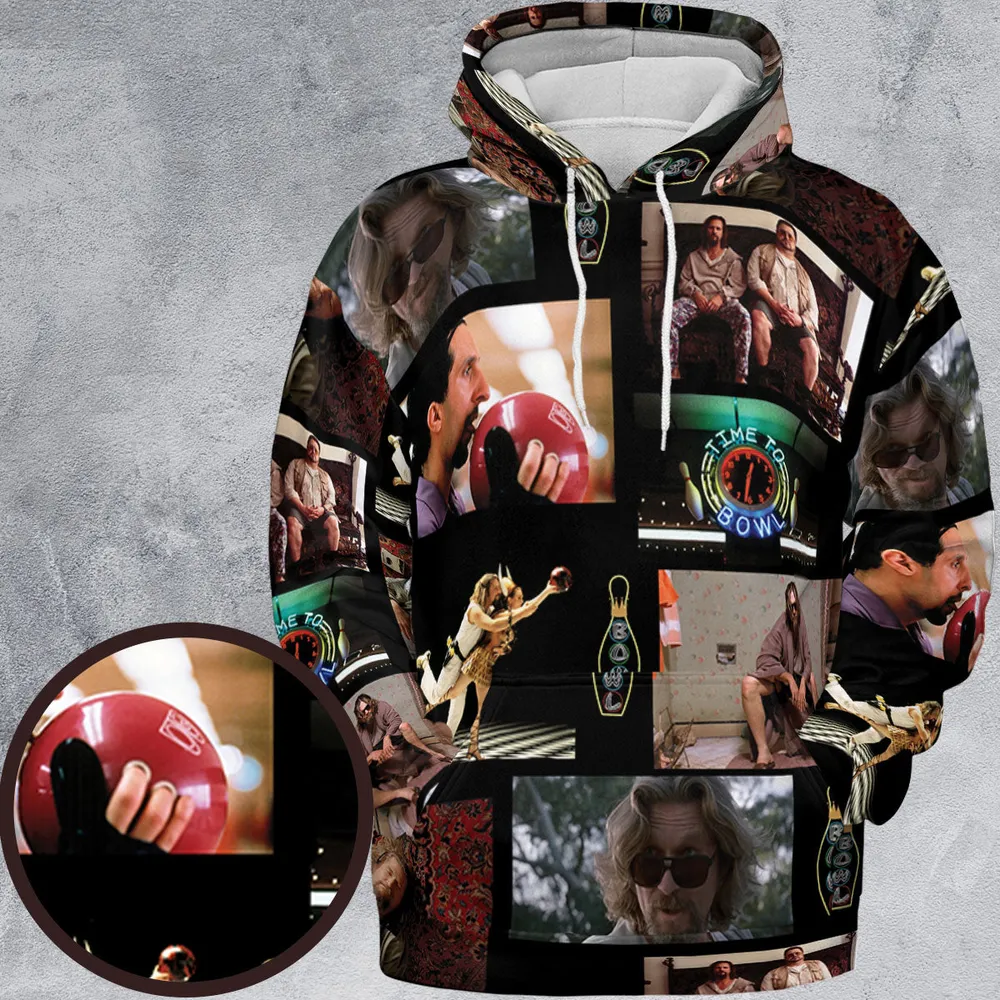 The Big Lebowski Famous Scenes All-over Print Hoodie - 2