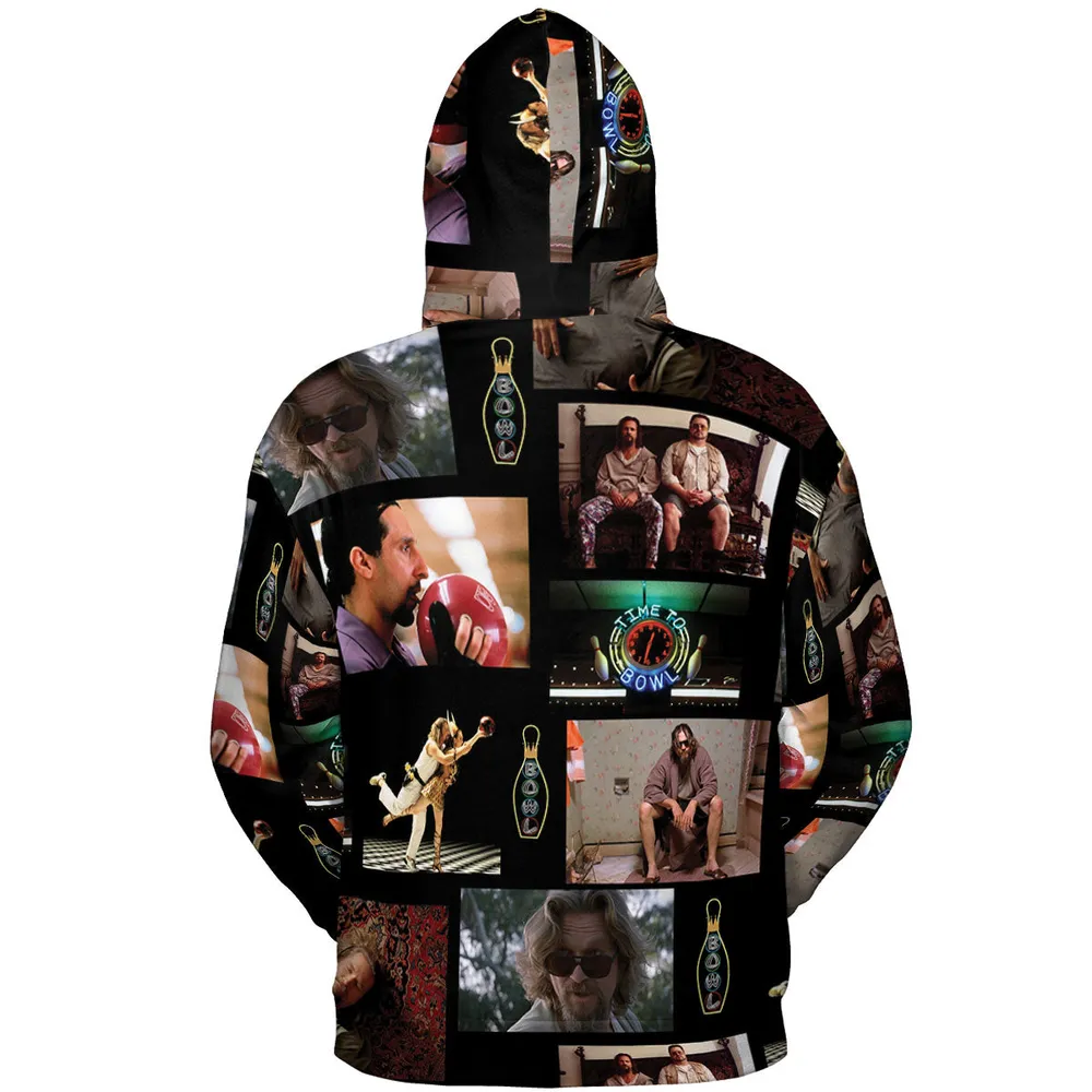 The Big Lebowski Famous Scenes All-over Print Hoodie - 5
