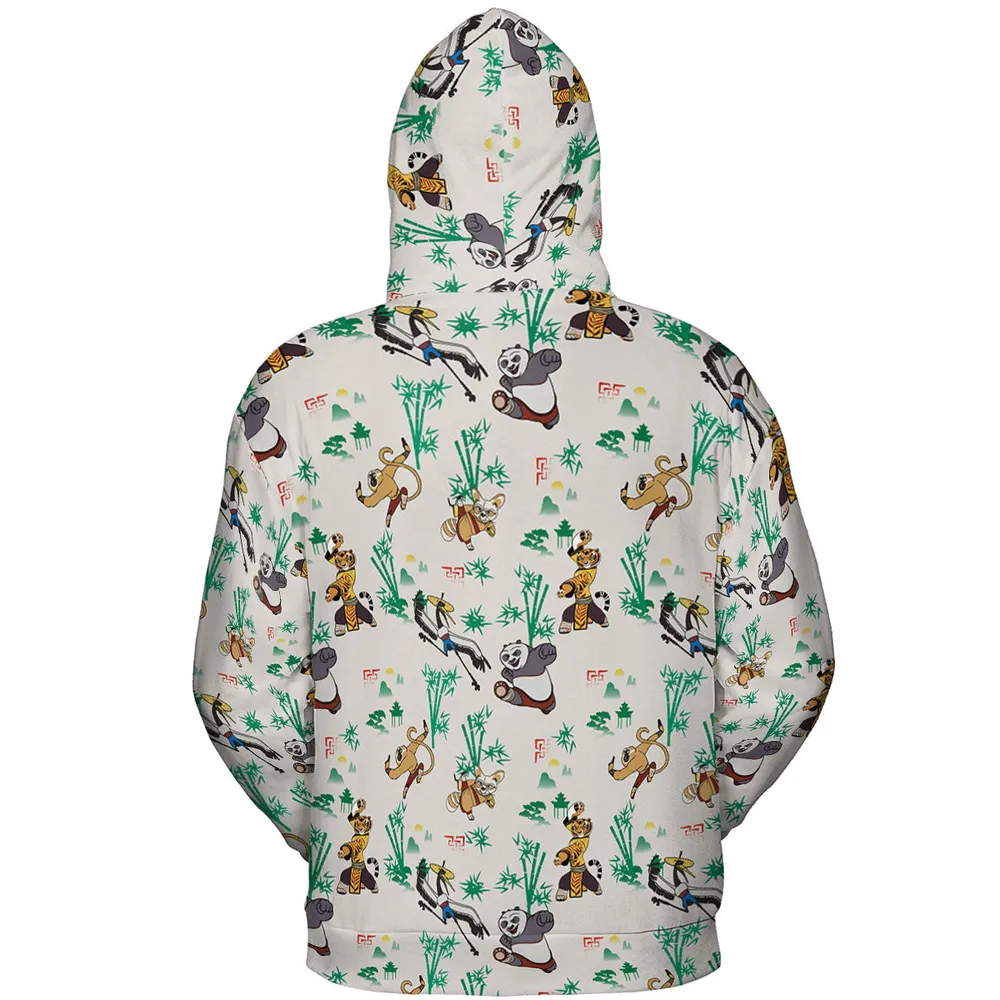 Kung Fu Panda Characters All-over Print Hoodie - 5