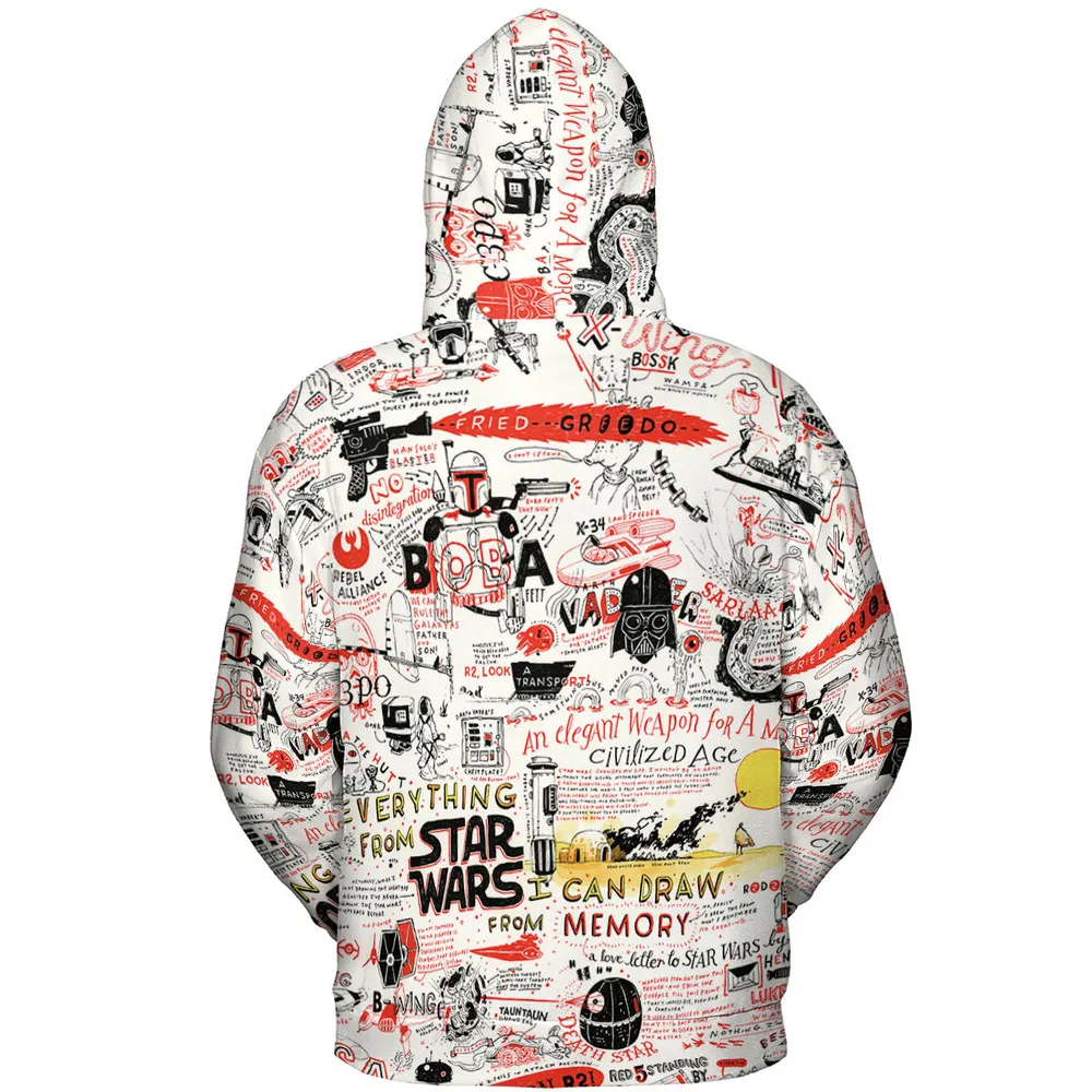 Star Wars All Funny Quotes All-over Print Hoodie - 5