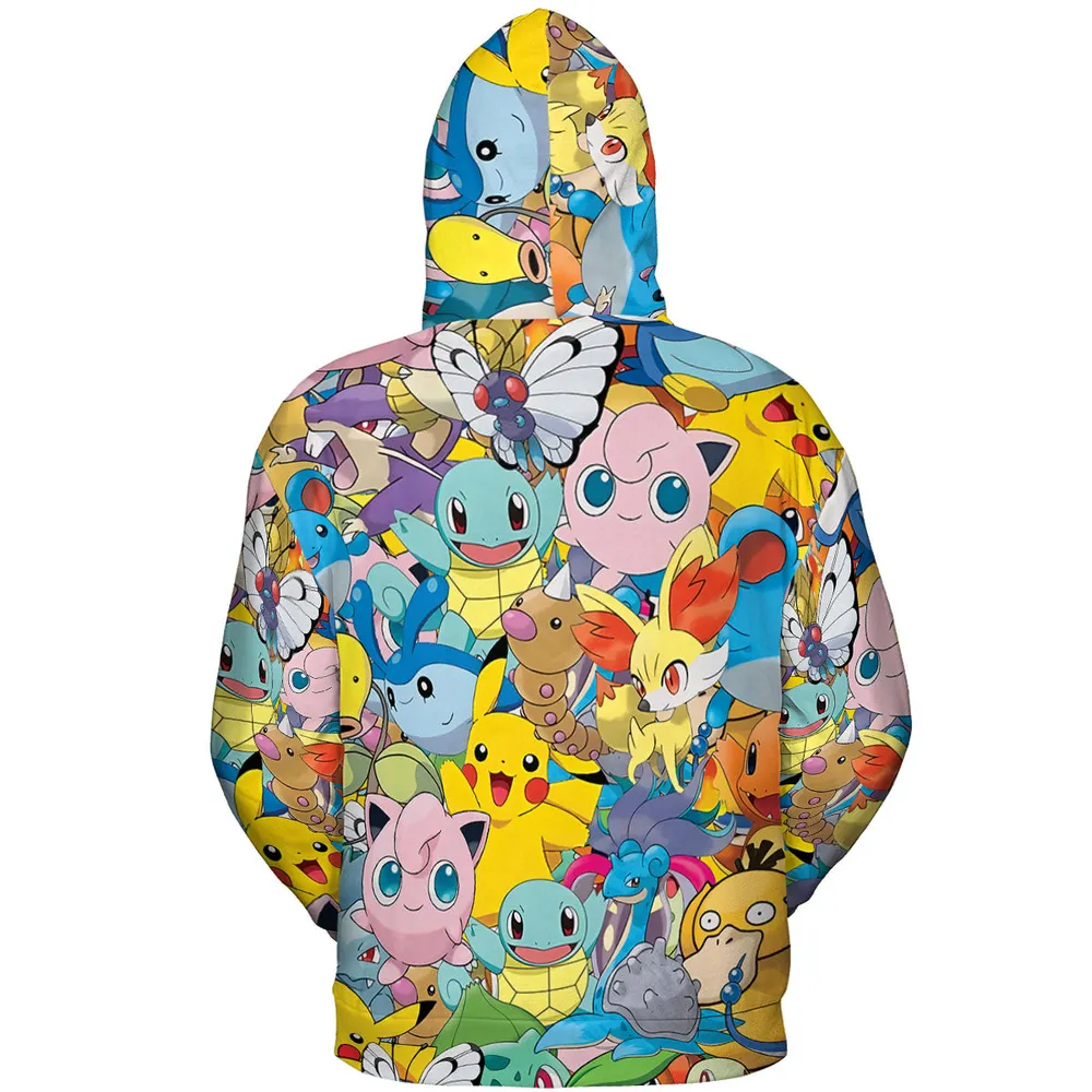 Magical Creatures Pokemon All-over Print Hoodie - 5