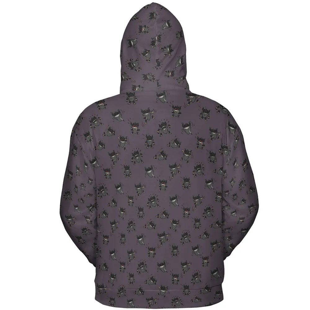 Perrrrrserker Pokemon Pattern All-over Print Hoodie - 5