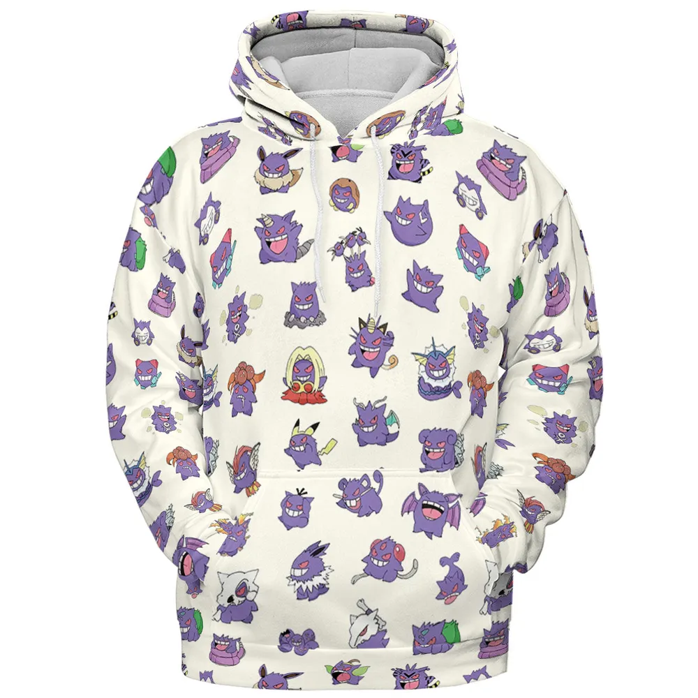 Gengar Cosplay Pokemon All-over Print Hoodie - 3
