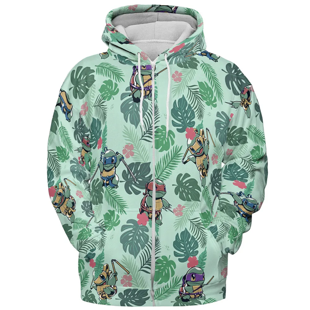 Teenage Mutant Ninja Squirtle All-over Print Hoodie - 4