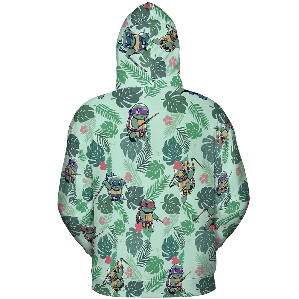 Teenage Mutant Ninja Squirtle All-over Print Hoodie - 5