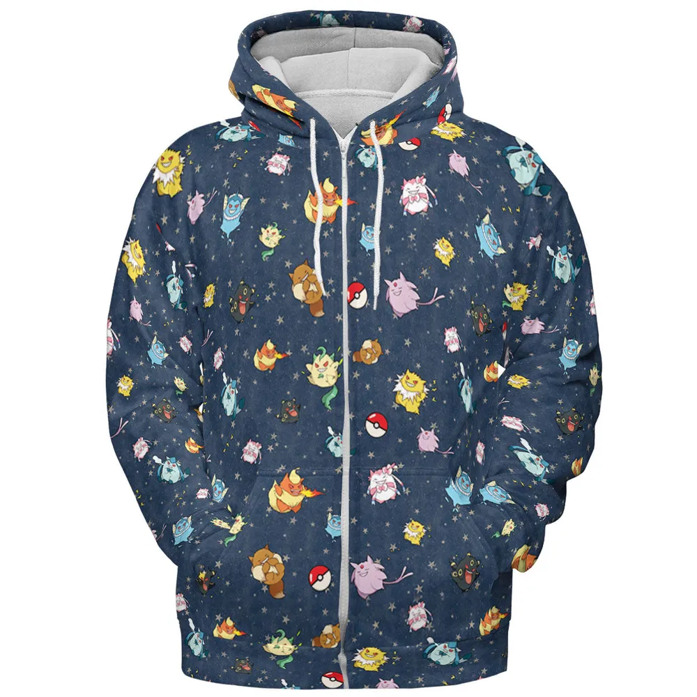 Gengar as Eevee The Eeveelutions Pokemon All-over Print Hoodie - 4
