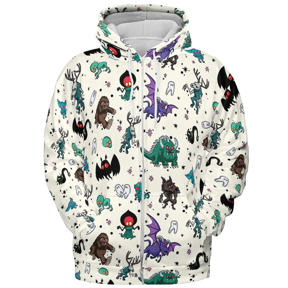 Cryptids of the Americas Cryptozoology Cryptids Monster All-over Print Hoodie - 4