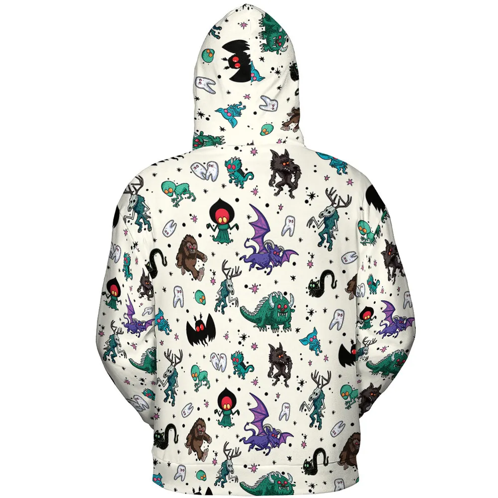 Cryptids of the Americas Cryptozoology Cryptids Monster All-over Print Hoodie - 5