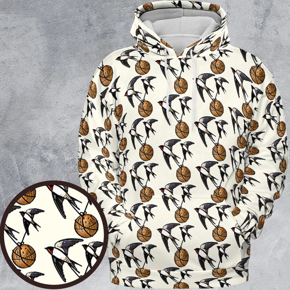 European Swallow Monty Python Holy Grail All-over Print Hoodie - 2