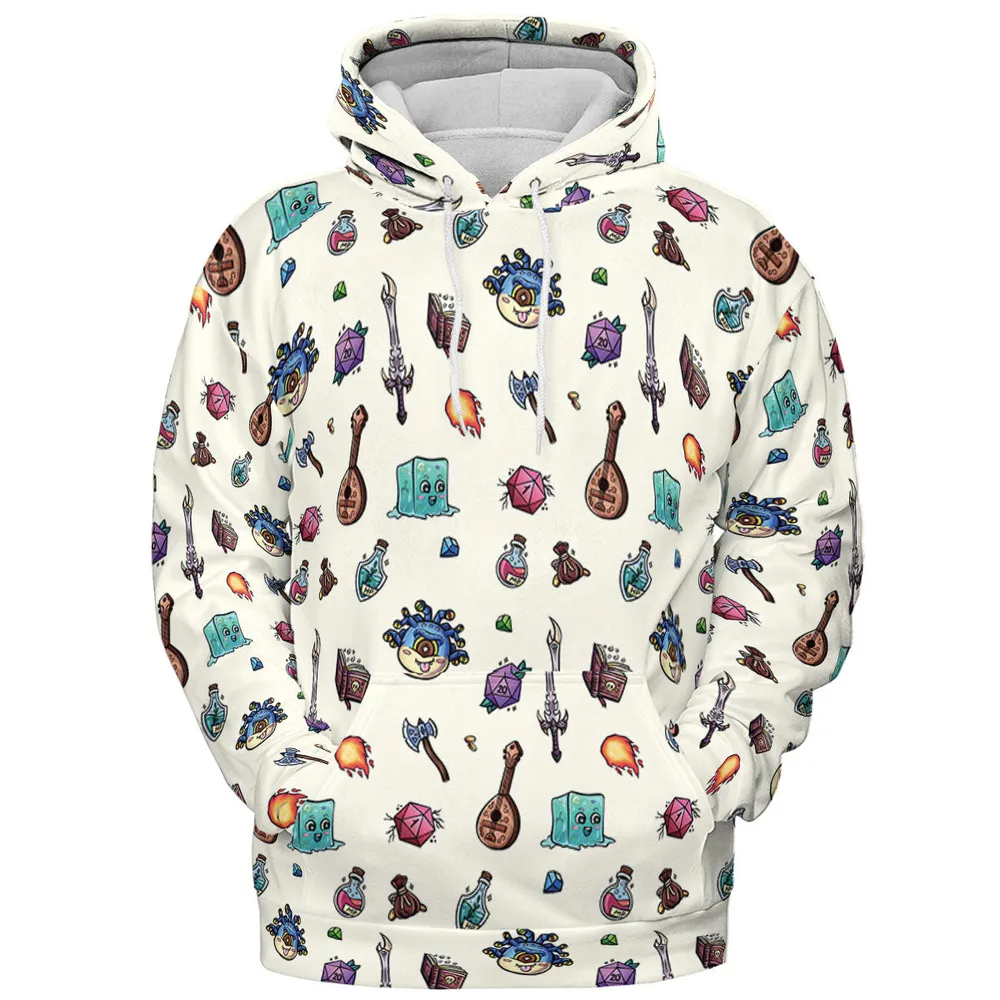 RPG Classics Pack DnD All-over Print Hoodie - 3