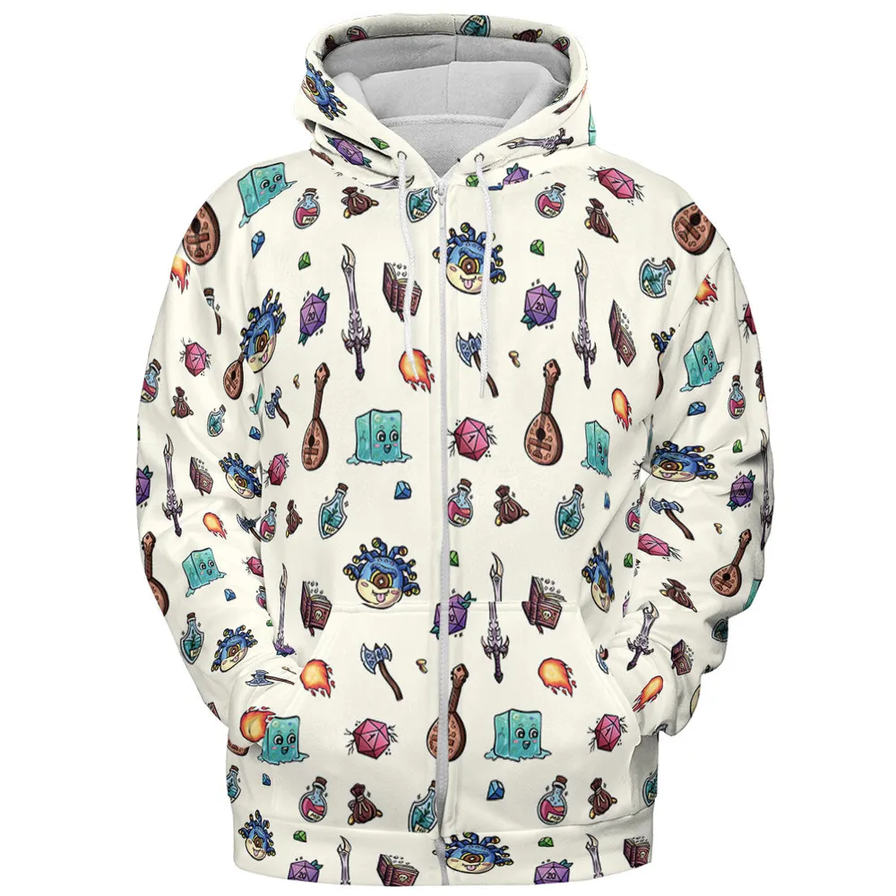 RPG Classics Pack DnD All-over Print Hoodie - 4