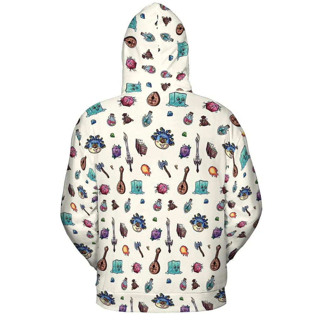 RPG Classics Pack DnD All-over Print Hoodie - 5