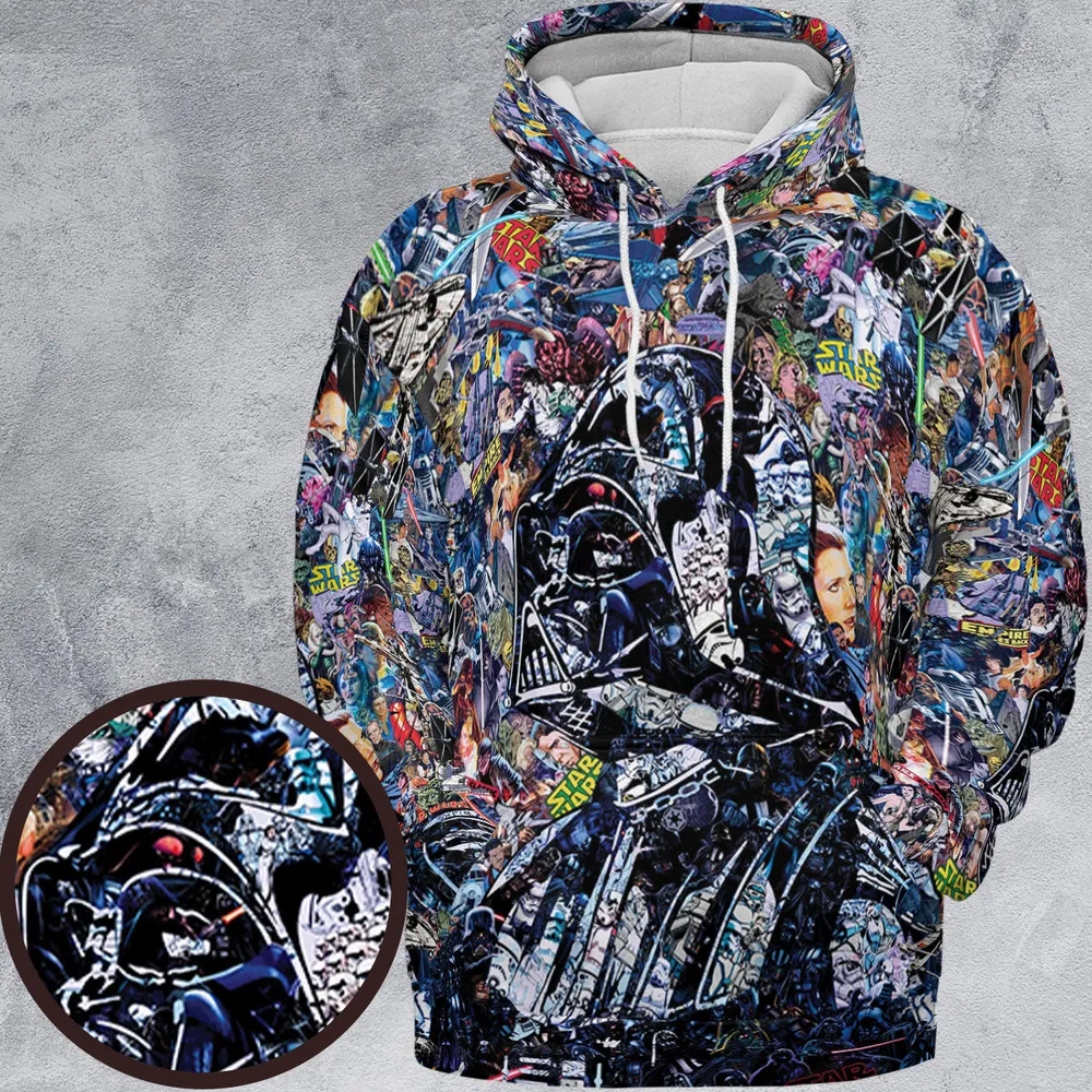 Star Wars Darth Vader All in One All-over Print Hoodie - 2