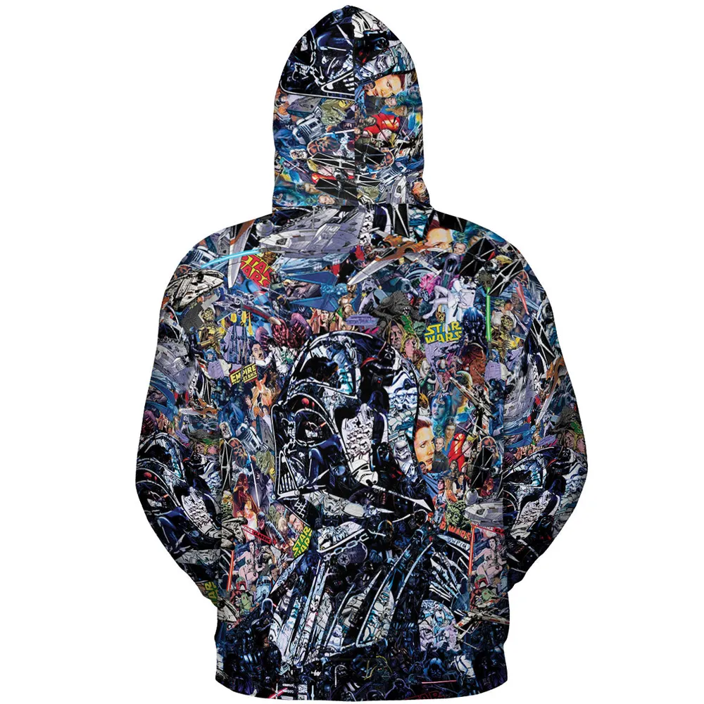 Star Wars Darth Vader All in One All-over Print Hoodie - 5