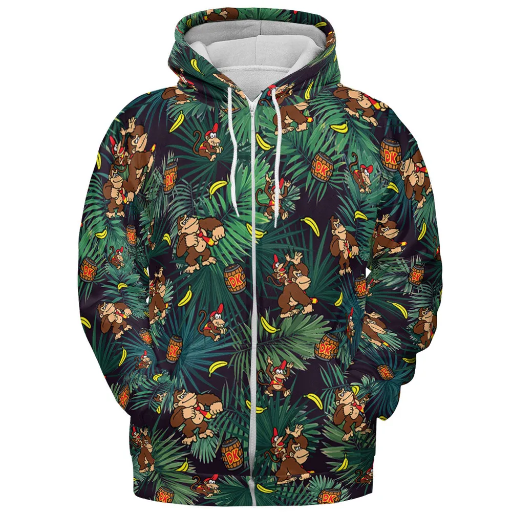 Donkey Kong Nintendo Video Games All-over Print Hoodie - 4