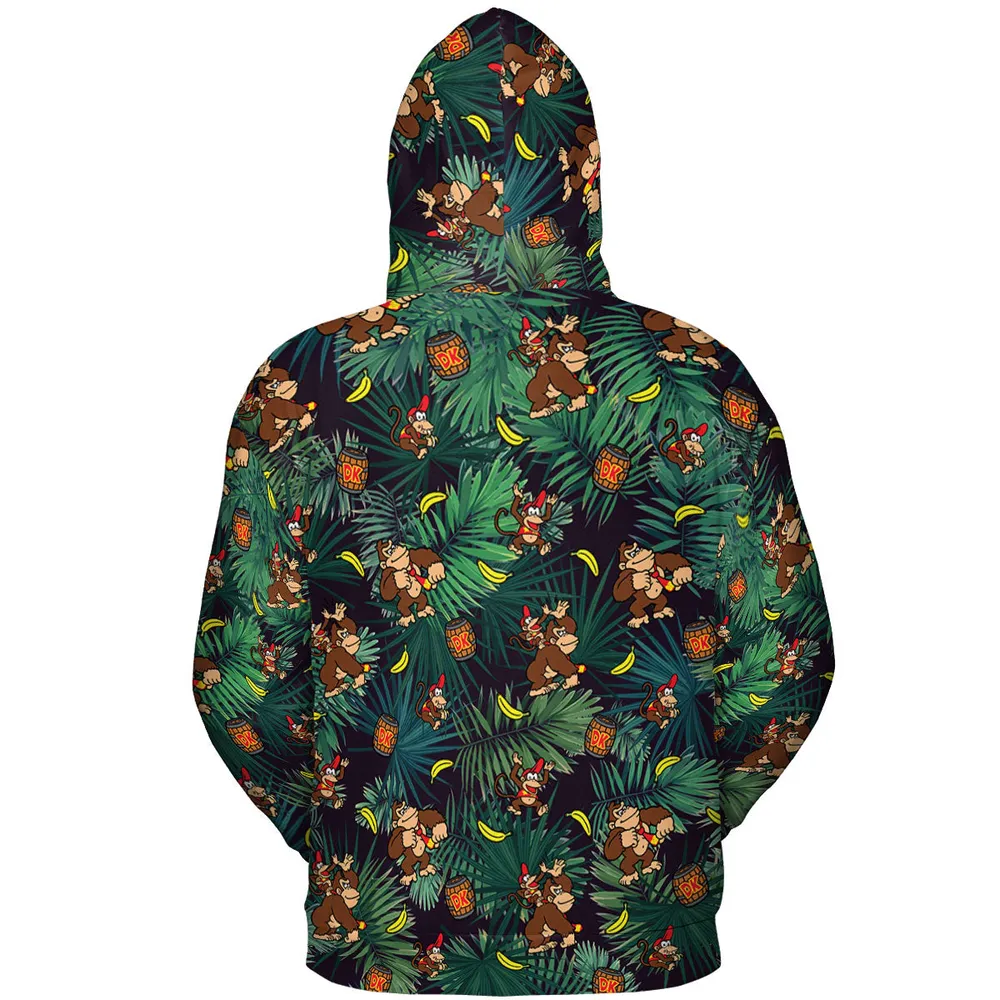 Donkey Kong Nintendo Video Games All-over Print Hoodie - 5