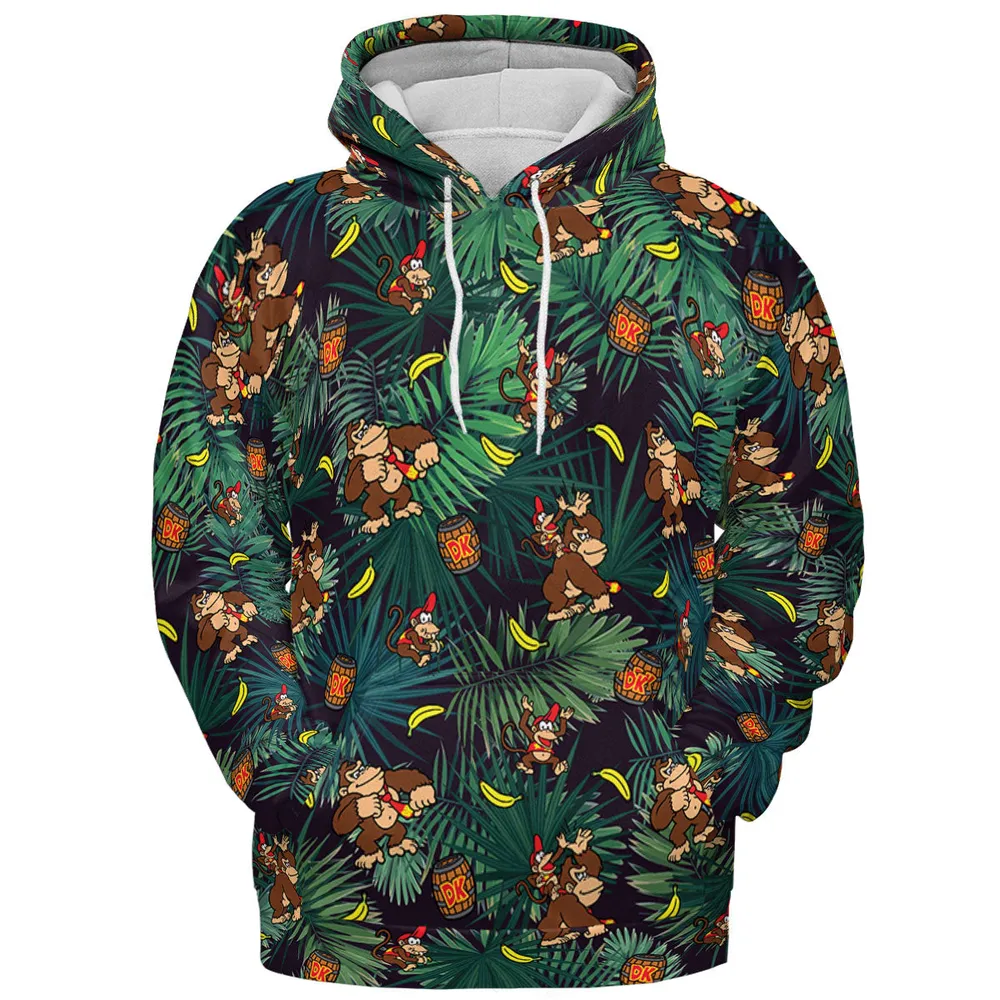 Donkey Kong Nintendo Video Games All-over Print Hoodie - 3