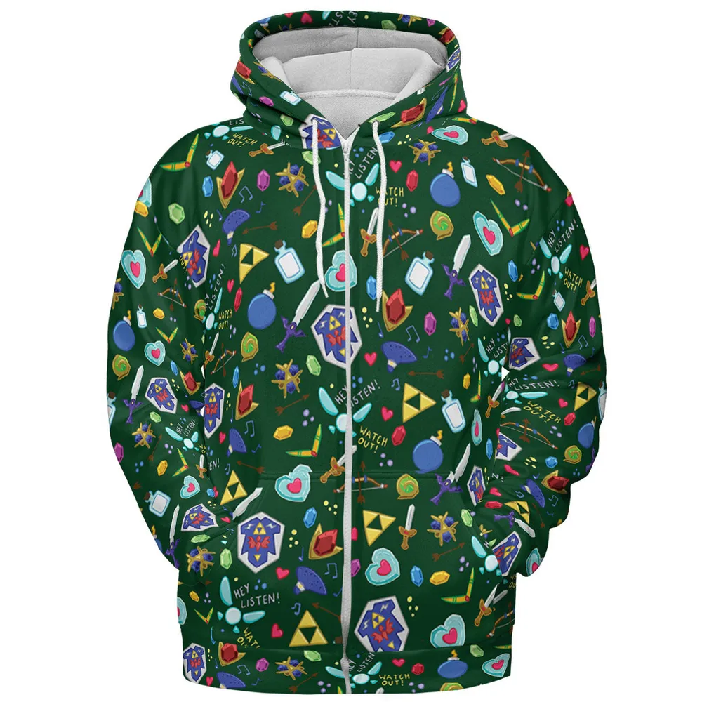 The Legend Of Zelda All-over Print Hoodie - 4