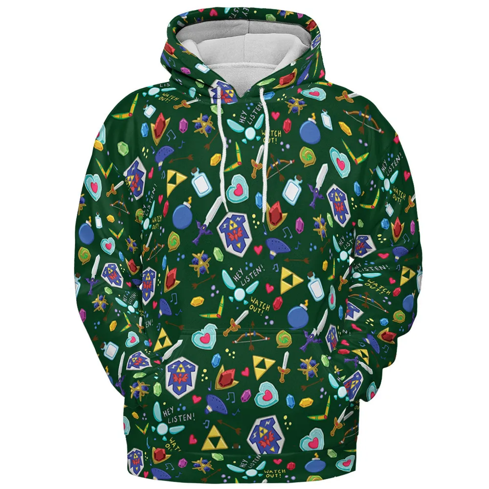 The Legend Of Zelda All-over Print Hoodie - 3