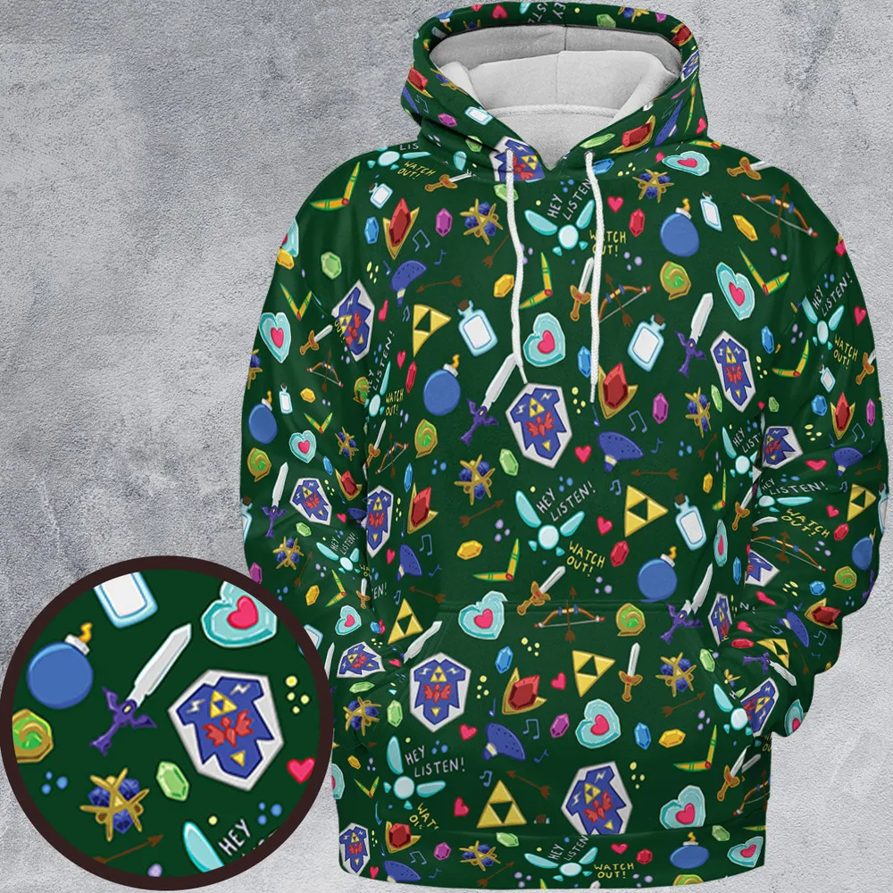 The Legend Of Zelda All-over Print Hoodie - 2
