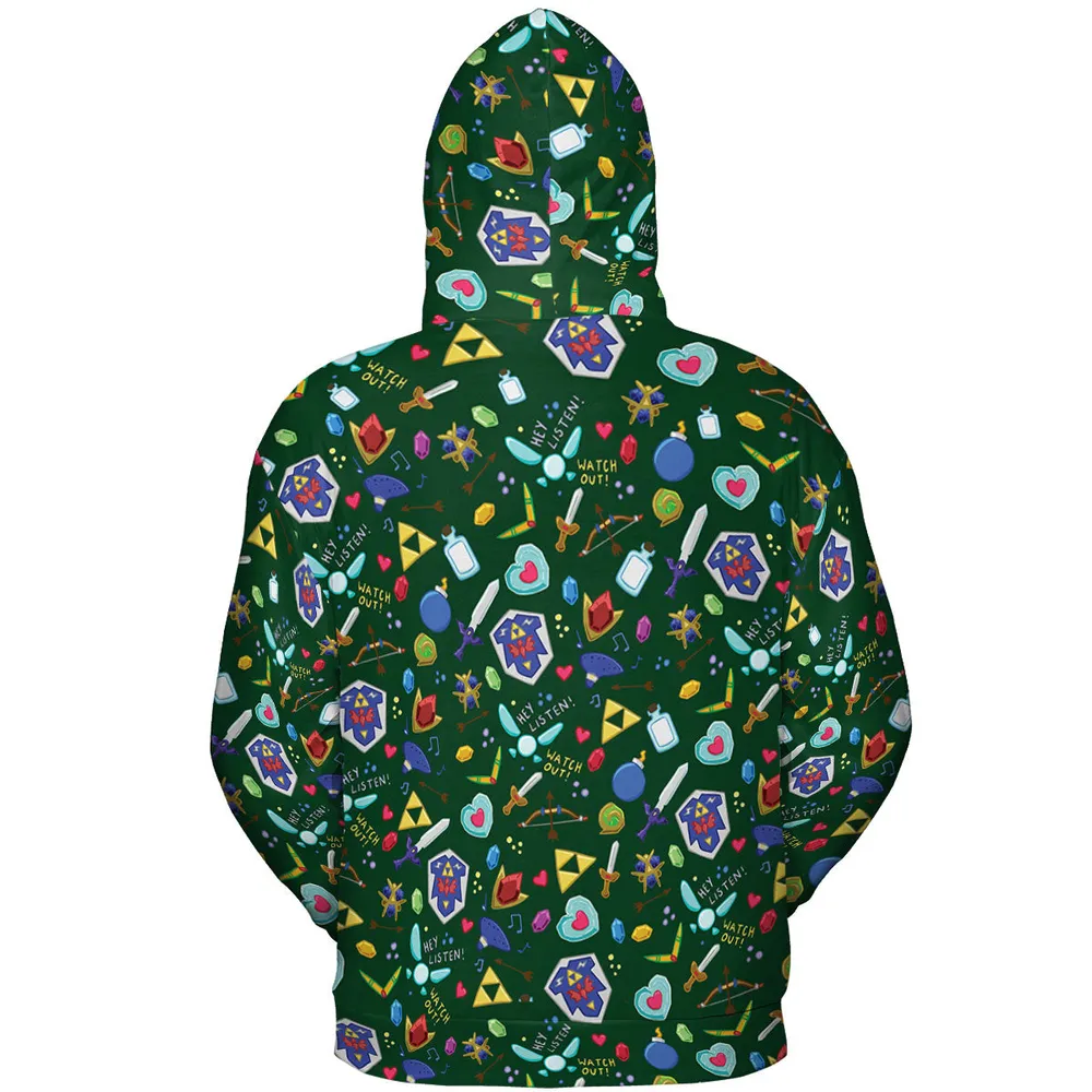 The Legend Of Zelda All-over Print Hoodie - 5
