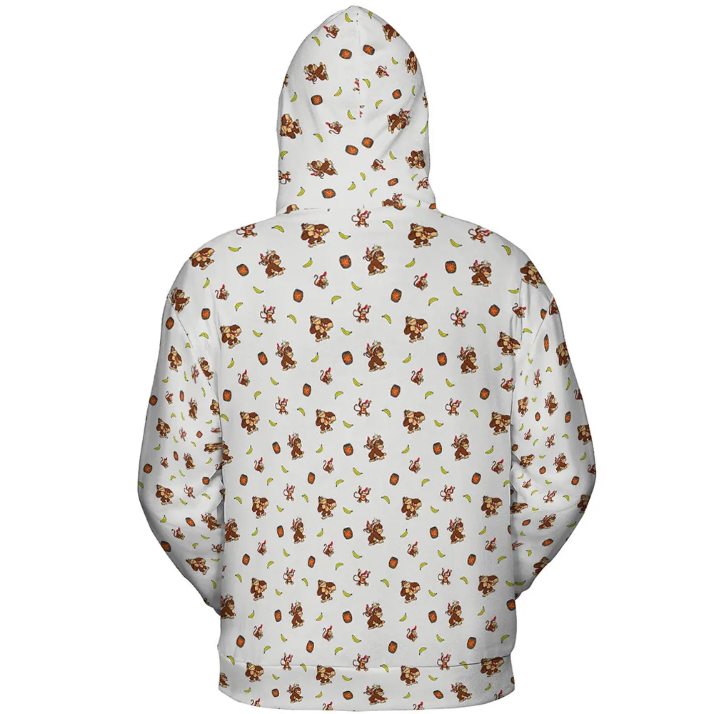 Nintendo Donkey Kong Characters Pattern All-over Print Hoodie - 5