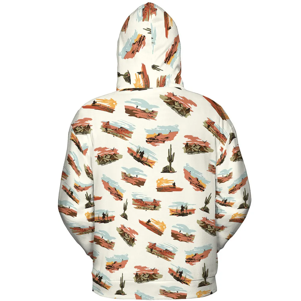 Wild West John Wayne All-over Print Hoodie - 5