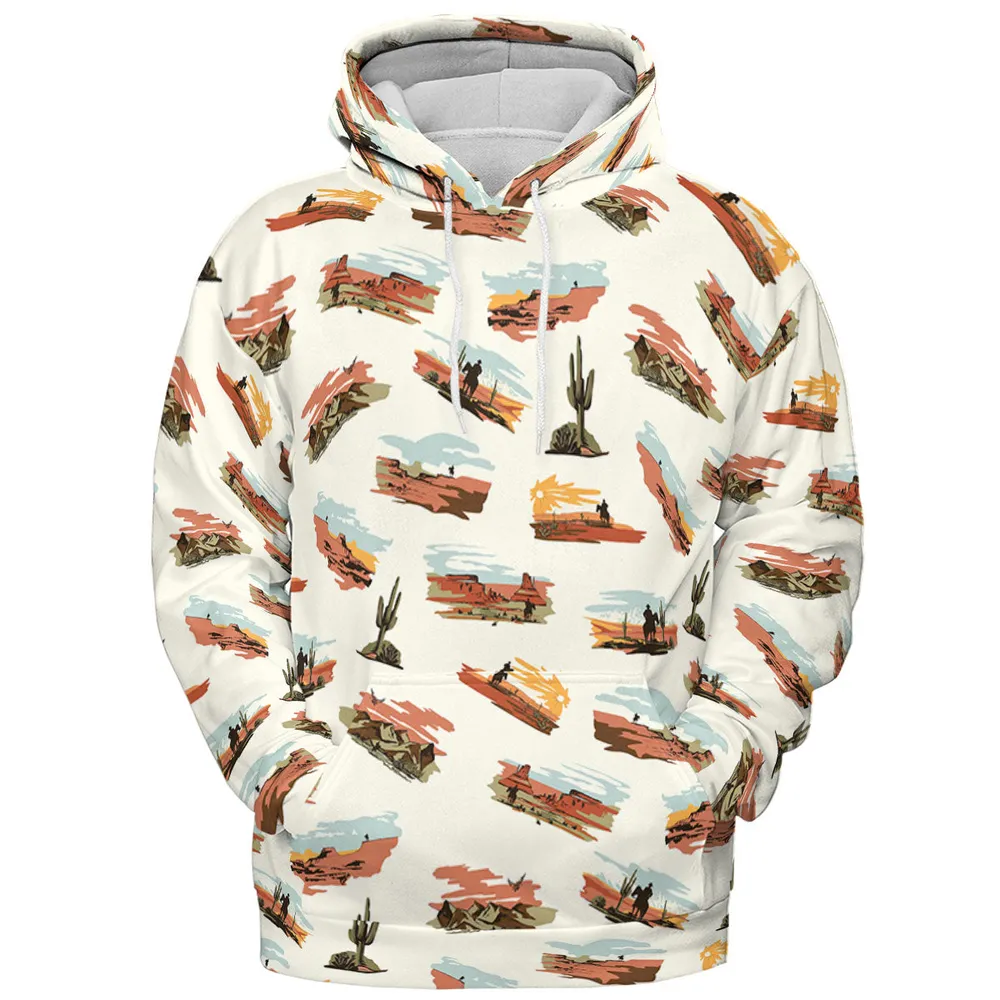 Wild West John Wayne All-over Print Hoodie - 3