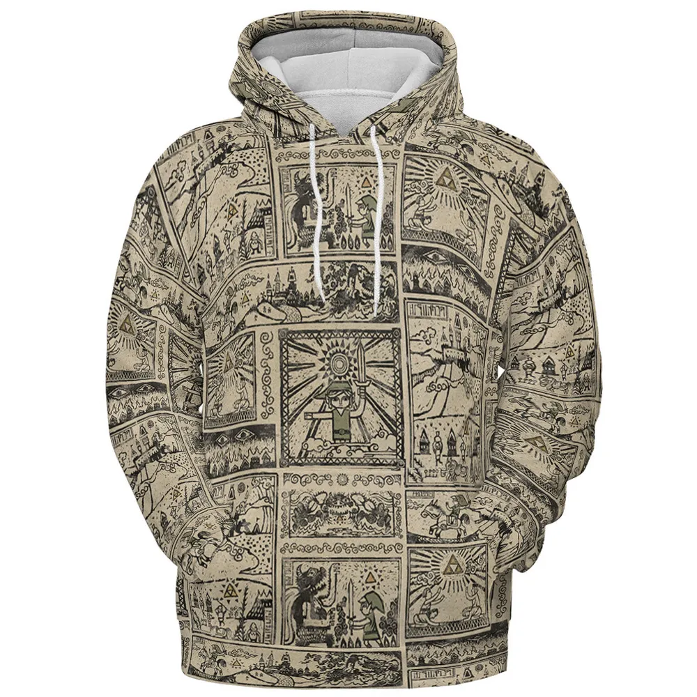Zelda Story Of The Hero Time Legend All-over Print Hoodie - 3