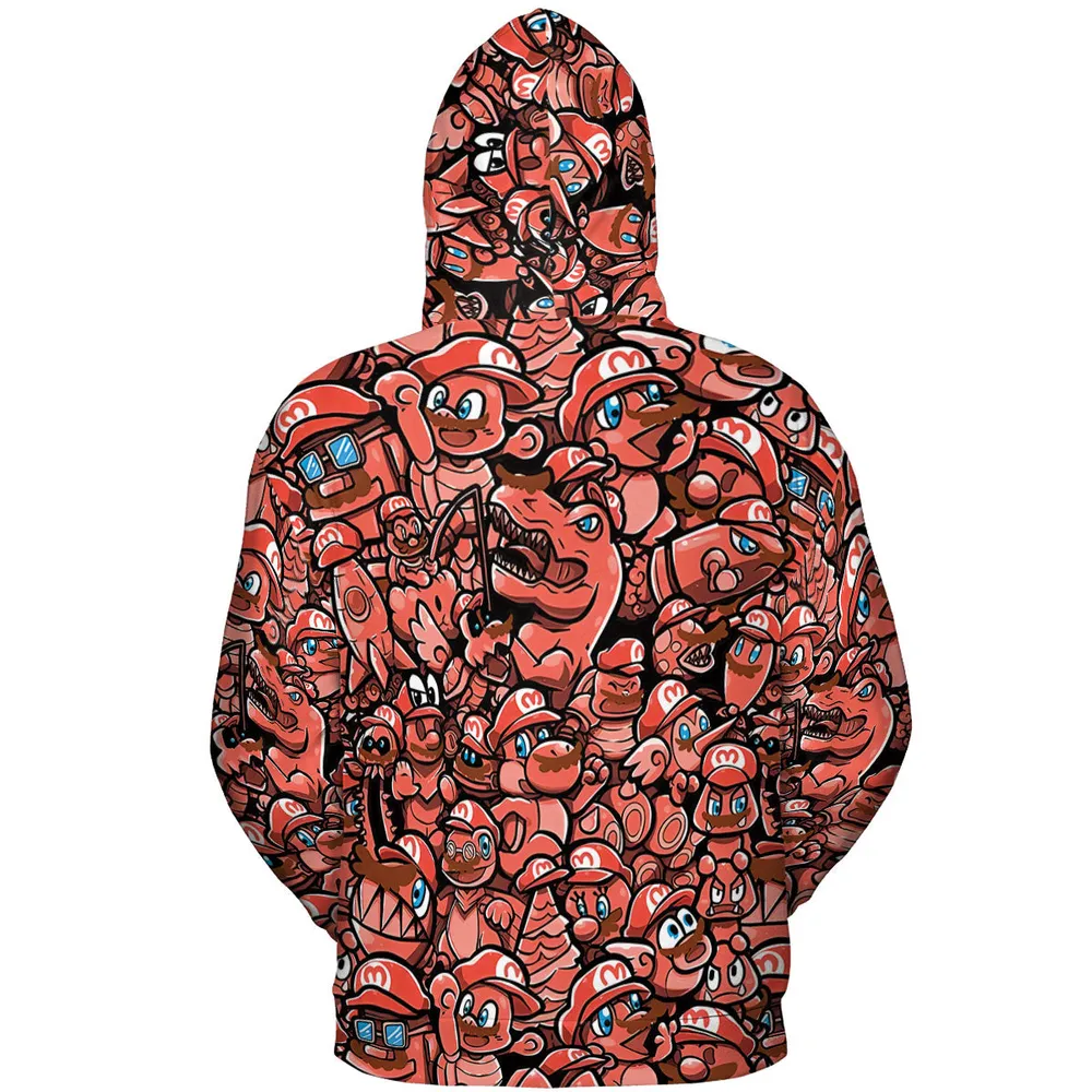 Cappy Party Mario Odyssey Super Mario All-over Print Hoodie - 5