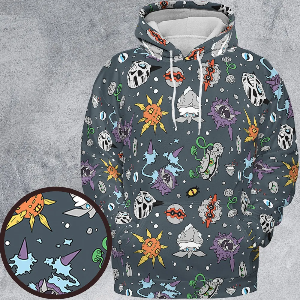 Rock Type Pokemon All-over Print Hoodie - 2
