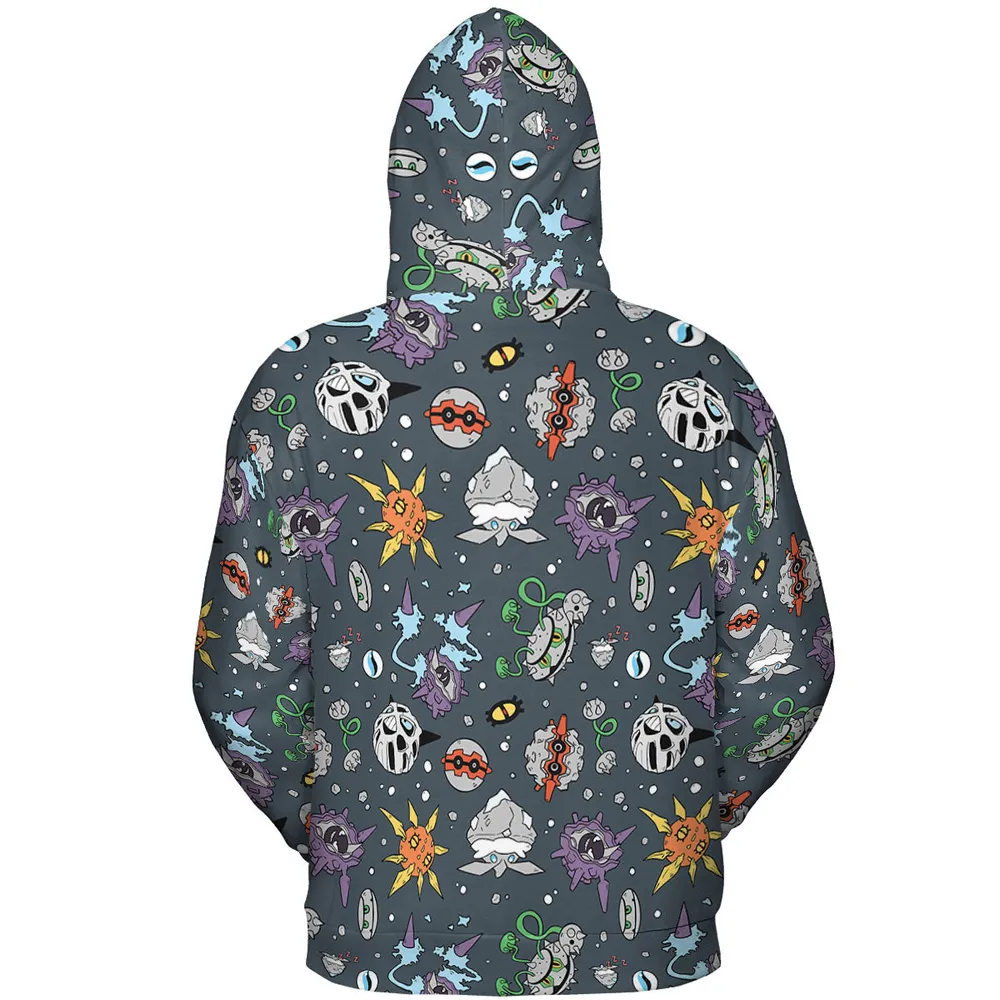 Rock Type Pokemon All-over Print Hoodie - 5
