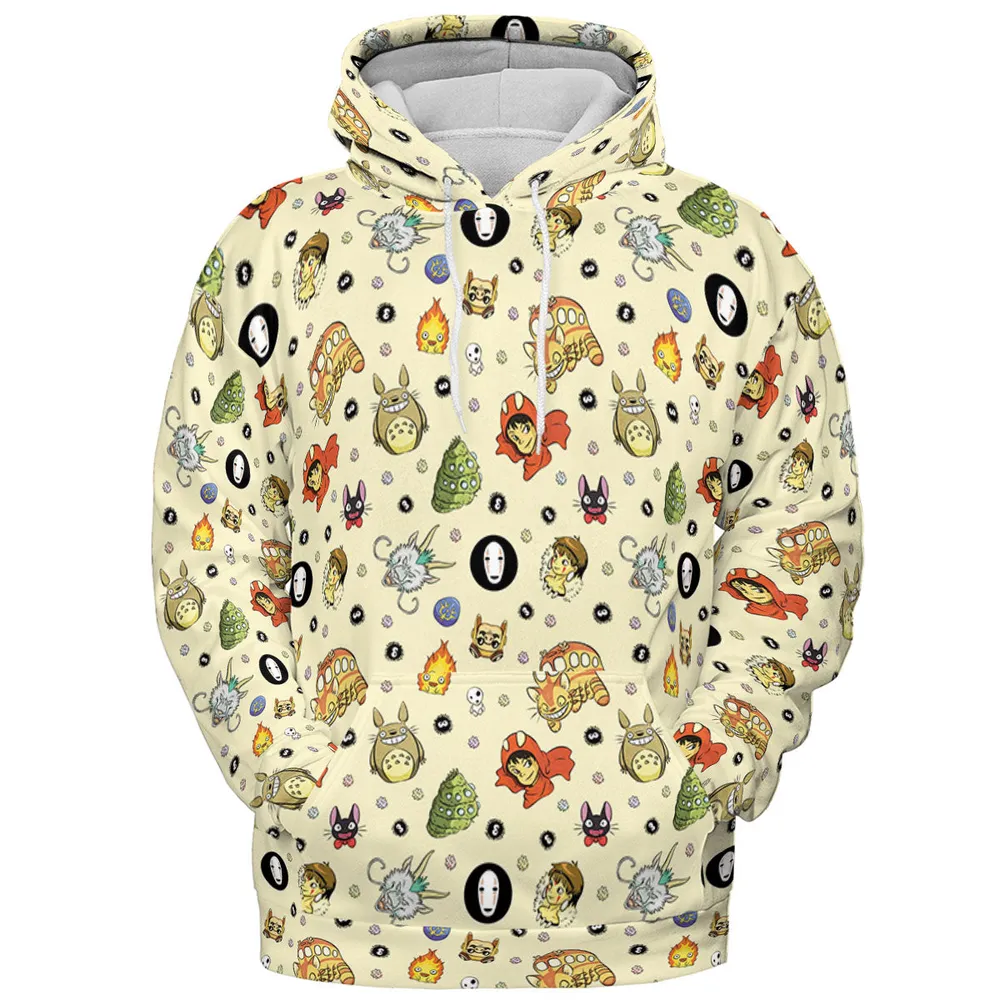 Ghiblipalooza Ghibli Themed All-over Print Hoodie - 3