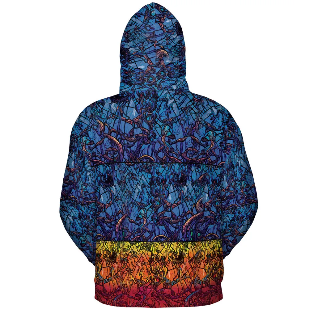 Stained Glass Cthulhu H.P Lovecraft All-over Print Hoodie - 5