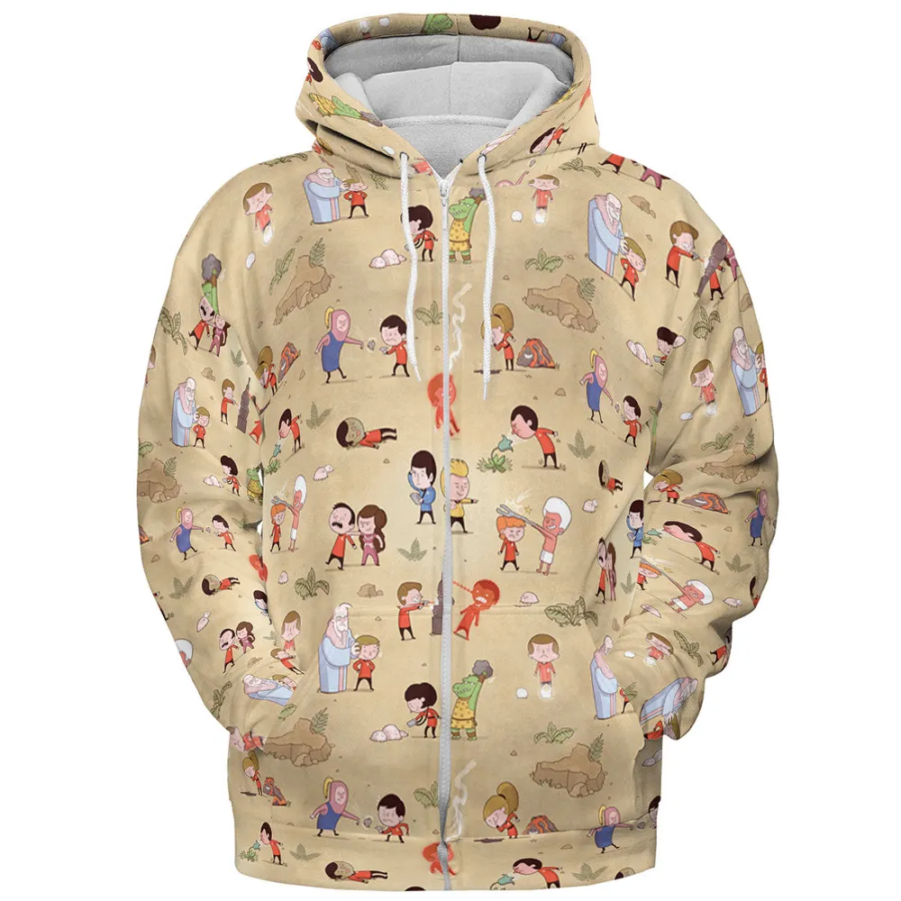 Pyramid America Star Trek Characters All-over Print Hoodie - 4