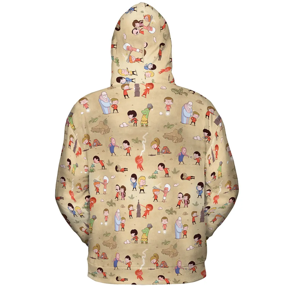 Pyramid America Star Trek Characters All-over Print Hoodie - 5
