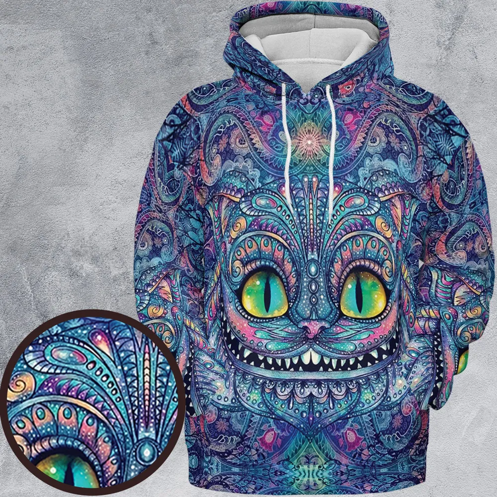 Cheshire Cat Alice In Wonderland All-over Print Hoodie - 2