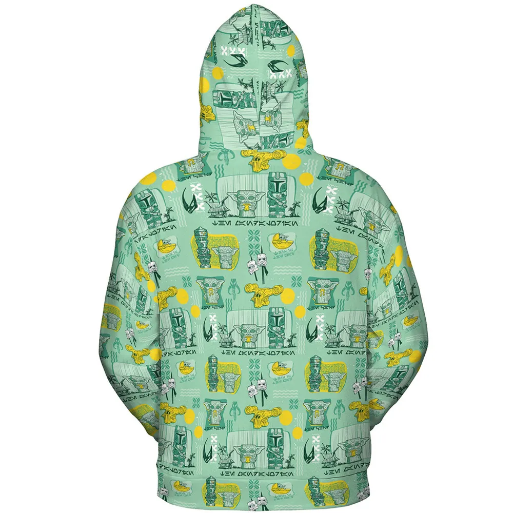 The Mandalorian Star Wars Aloha All-over Print Hoodie - 5