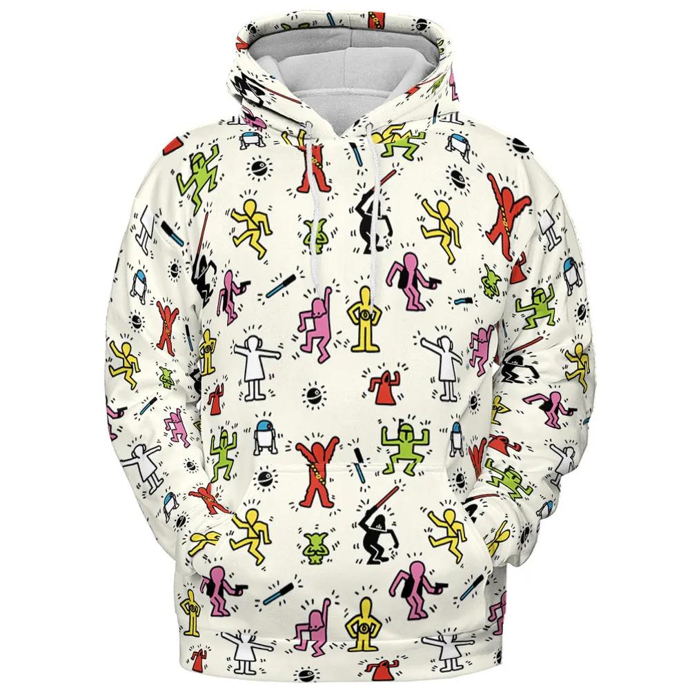 Pop Wars Star Wars Pop Art Pattern All-over Print Hoodie - 3