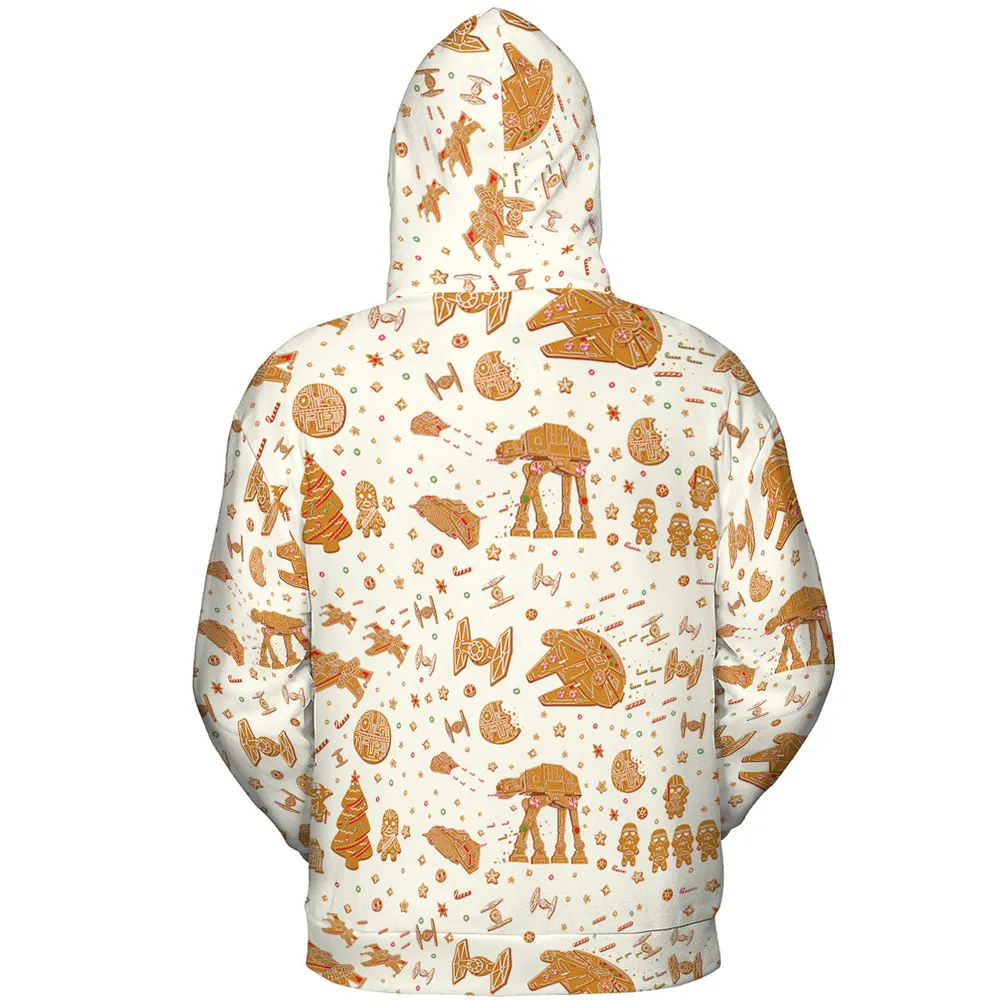 Gingerbread Christmas Star Wars All-over Print Hoodie - 5
