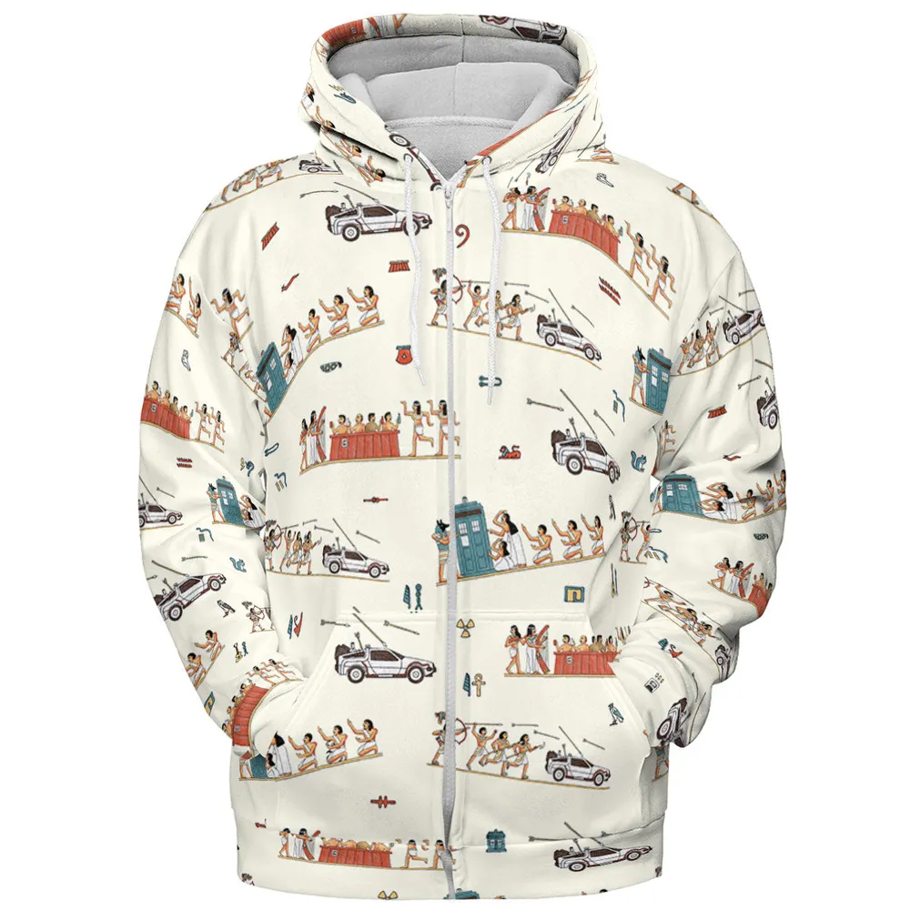 Lost In Egypt All-over Print Hoodie - 4