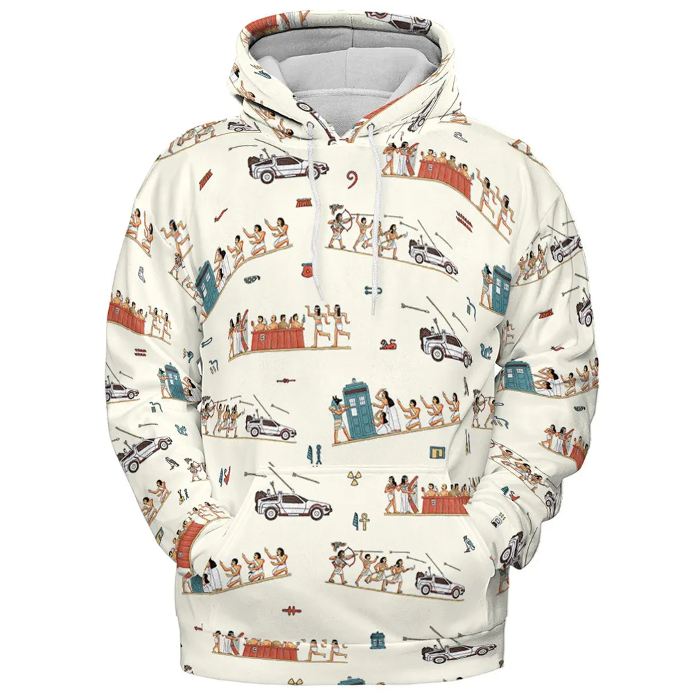 Lost In Egypt All-over Print Hoodie - 3