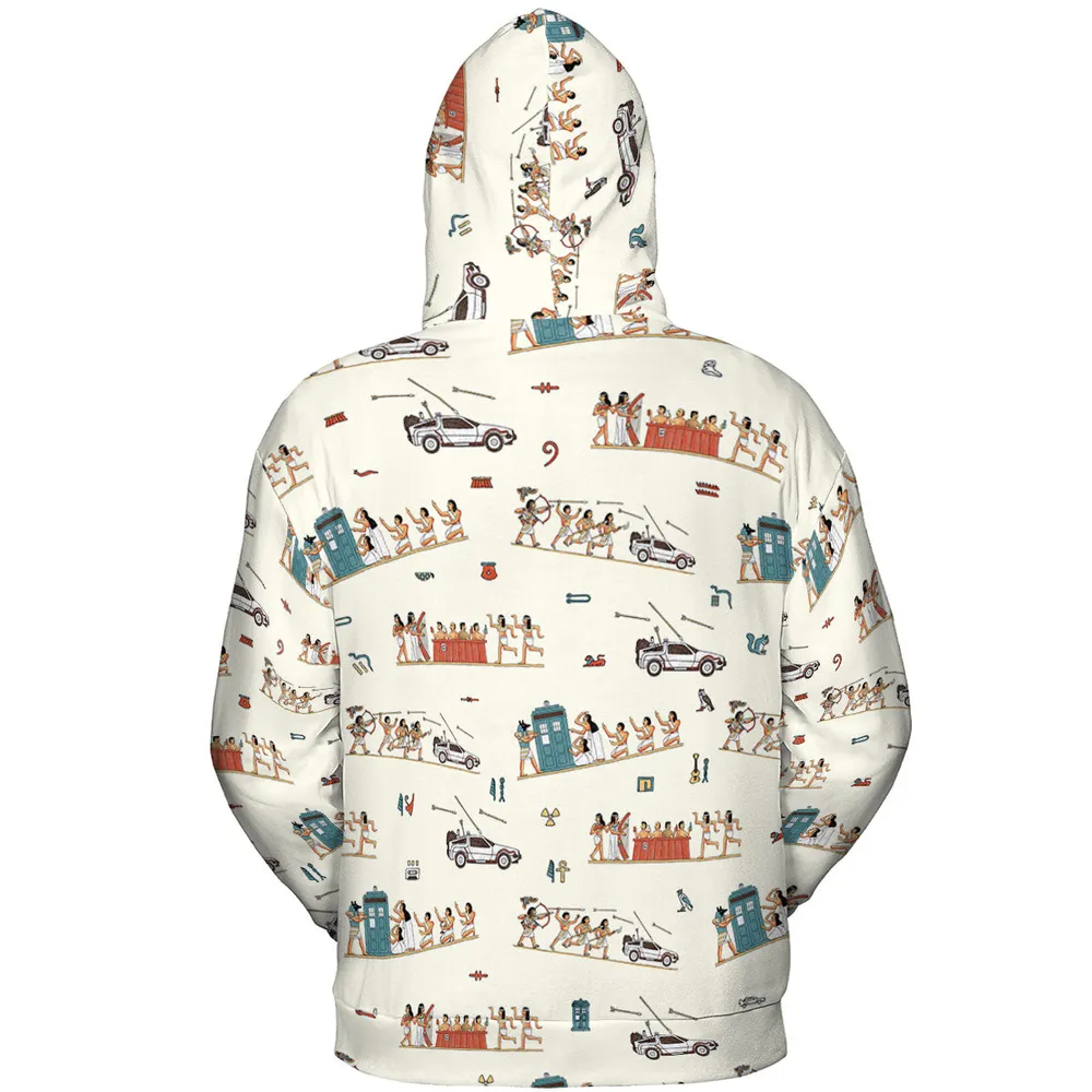 Lost In Egypt All-over Print Hoodie - 5