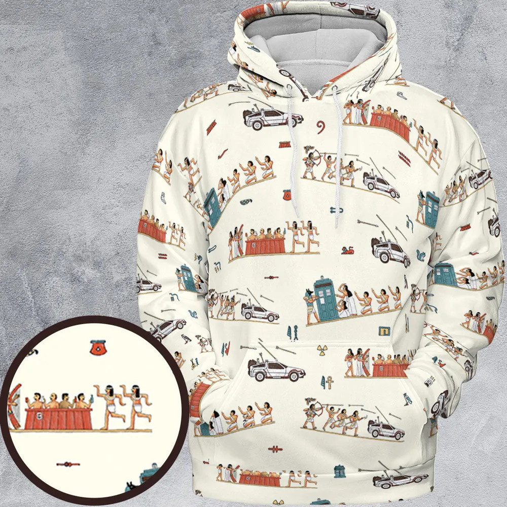 Lost In Egypt All-over Print Hoodie - 2