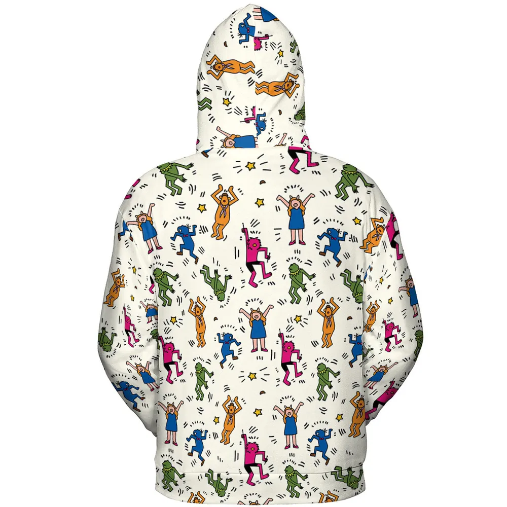 Dancing Muppets The Muppets Characters All-over Print Hoodie - 5