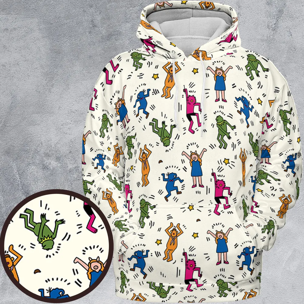 Dancing Muppets The Muppets Characters All-over Print Hoodie - 2