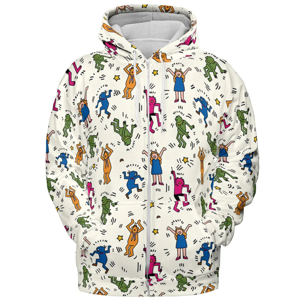 Dancing Muppets The Muppets Characters All-over Print Hoodie - 4