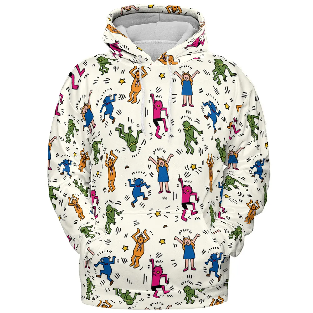 Dancing Muppets The Muppets Characters All-over Print Hoodie - 3